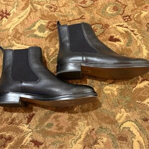 Madewell Black Leather Chelsea Boots